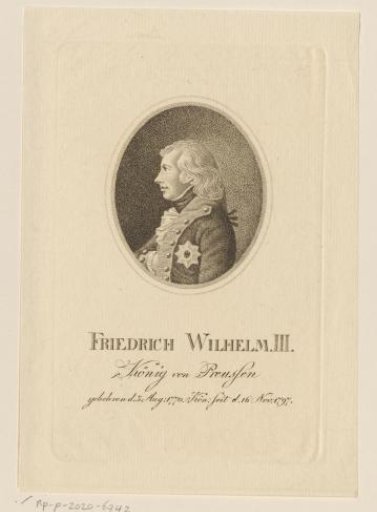 Portrait of Frederick William III of Prussia