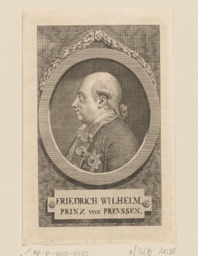 Portrait of Frederick William II of Prussia as prince