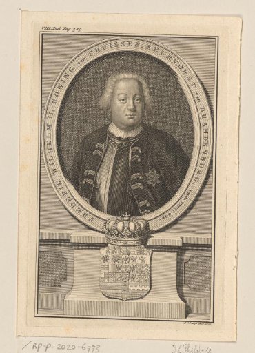 Portrait of Frederick William I of Prussia