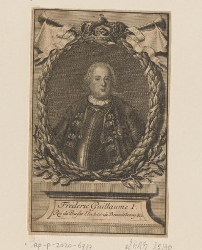 Portrait of Frederick William I of Prussia