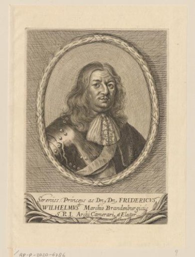 Portrait of Frederick William I of Brandenburg