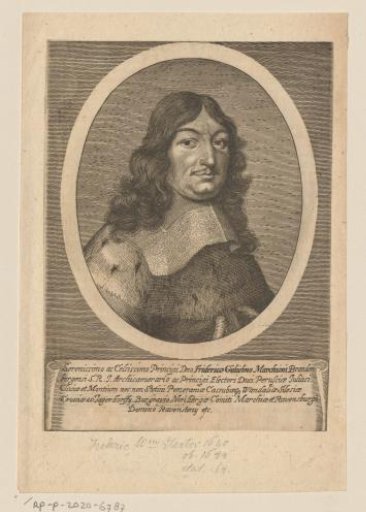 Portrait of Frederick William I of Brandenburg
