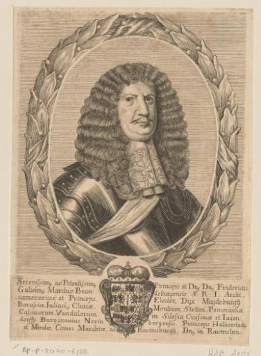 Portrait of Frederick William I of Brandenburg