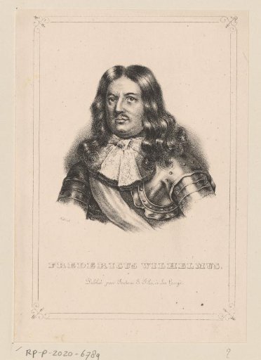 Portrait of Frederick William I of Brandenburg