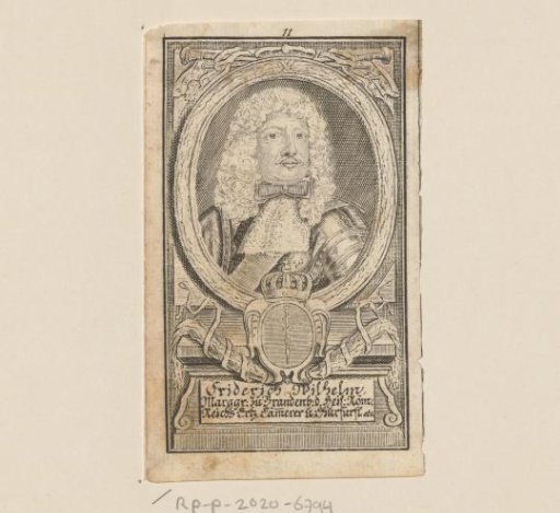 Portrait of Frederick William I of Brandenburg