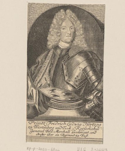 Portrait of Frederick Louis of Württemberg