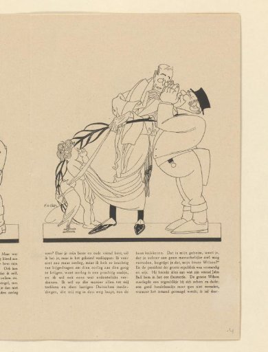 John Bull Whispers in Woodrow Wilson's Ear