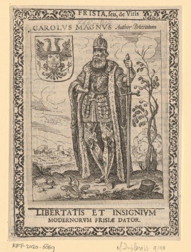 Portrait of Charlemagne, Emperor of the Holy Roman Empire