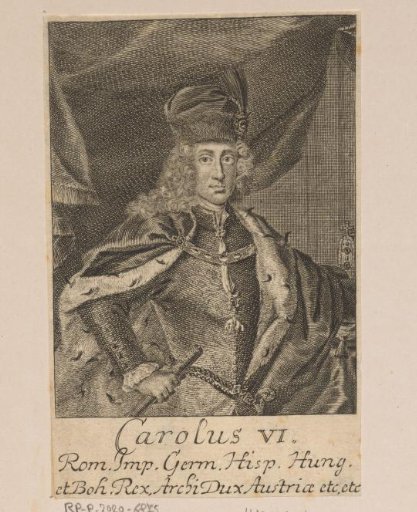 Portrait of Emperor Charles VI