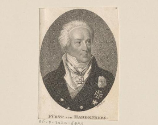Portrait of Karl August von Hardenberg