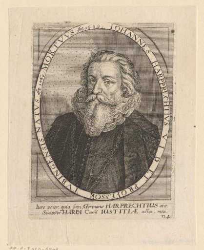 Portrait of Johann Harpprecht