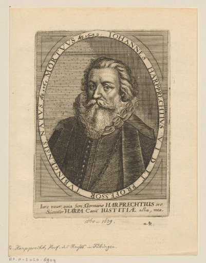 Portrait of Johann Harpprecht