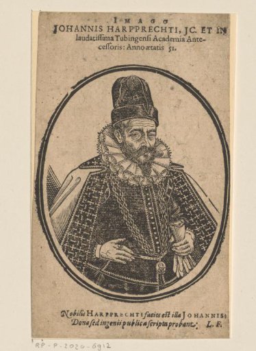 Portrait of Johann Harpprecht