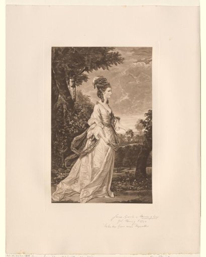 Portrait of Jane Stanhope, Countess of Harrington