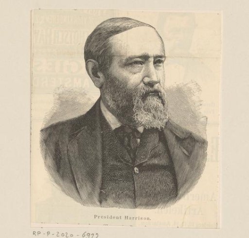 Portrait of Benjamin Harrison