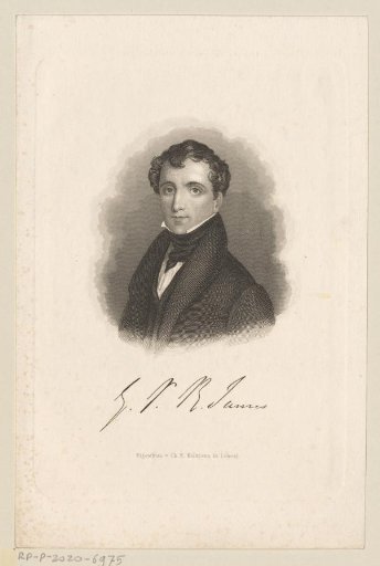Portrait of George Payne Rainsford James