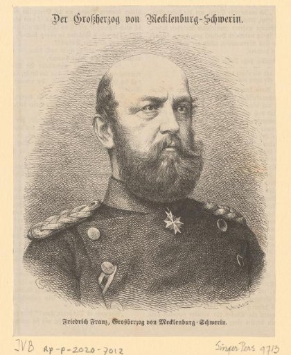 Portrait of Frederick Francis II of Mecklenburg-Schwerin
