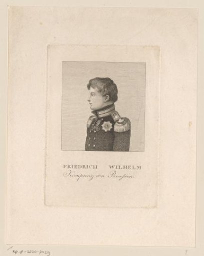 Portrait of Frederick William IV of Prussia as crown prince