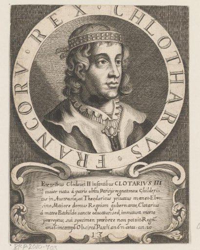Portrait of Clovis III, King of Austrasia