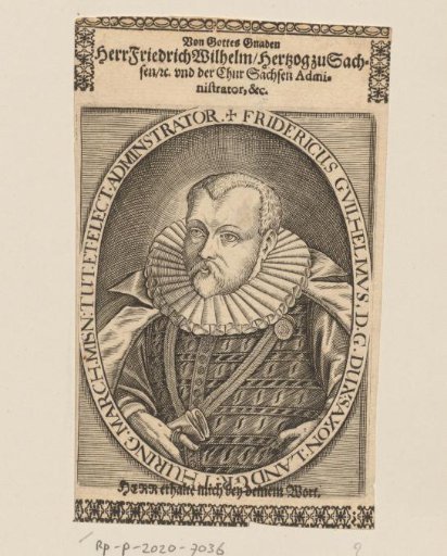 Portrait of Frederick William I of Saxe-Weimar
