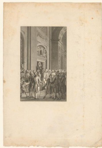 Mayor Hendrik Hooft Danielsz negotiating with the citizens, 1787