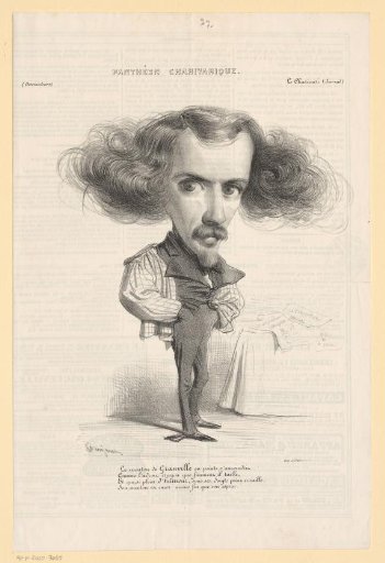 Caricature by Jean Ignace Isidore Gérard Grandville