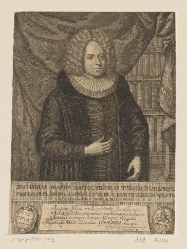 Portrait of Zacharias Grape