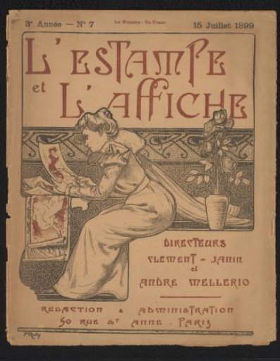 Cover for: L'estampe et l'affiche 3 (1899), no. 7
