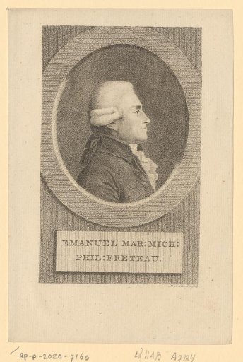 Portrait of Emmanuel Marie Michel Philippe Fréteau de Saint Just