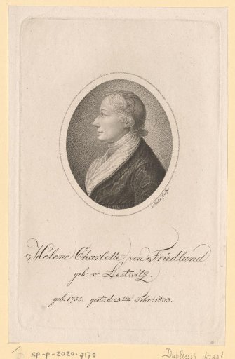 Portrait of Helene Charlotte von Friedland