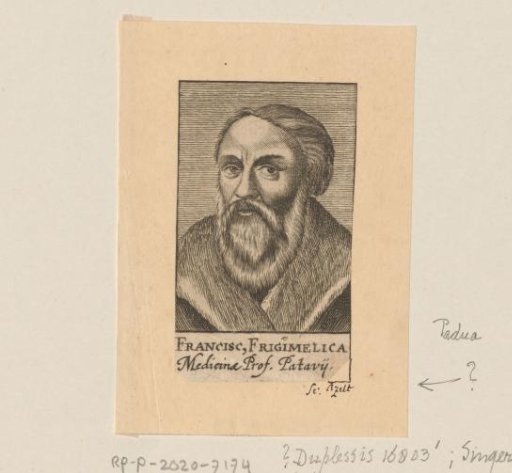 Portrait of Francesco Frigimelica