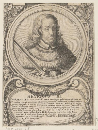 Portrait of Henry III, King of Castile