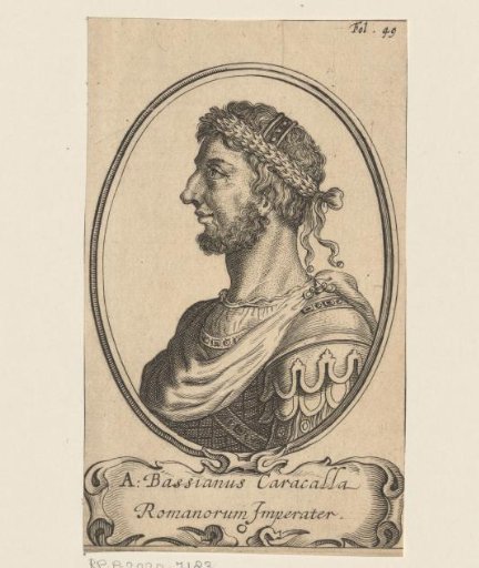 Portrait of Caracalla, Emperor of the Roman Empire