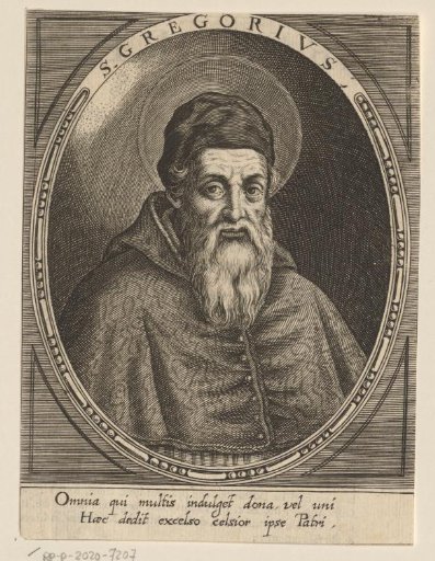 Portrait of Pope Gregory I