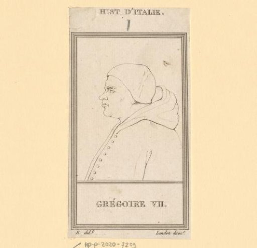 Portrait of Pope Gregory VII