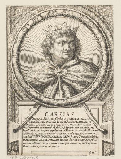 Portrait of García I, King of León