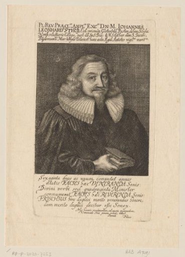 Portrait of Johann Leonhard Frisch