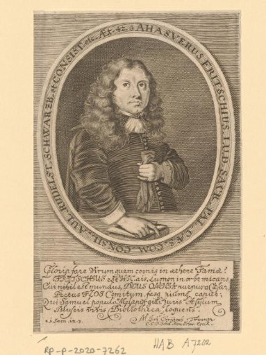 Portrait of Ahasver Fritsch at the age of 42