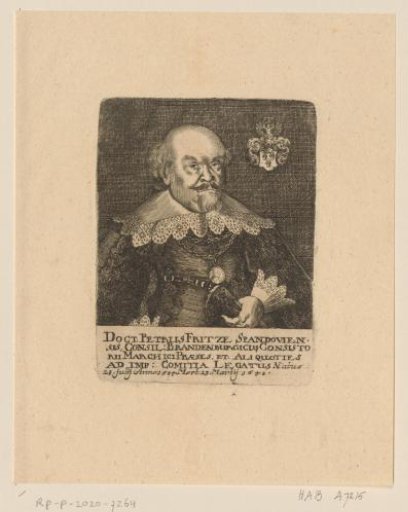 Portrait of Petrus Fritze