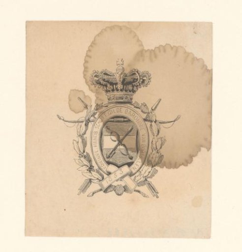 Coat of arms of the Royal Crossbow Guild Baronie van Borssele