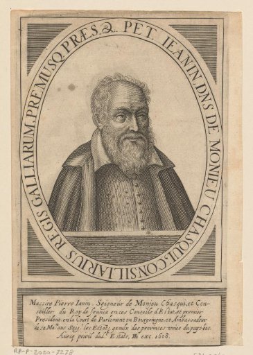 Portrait of Pierre Jeannin