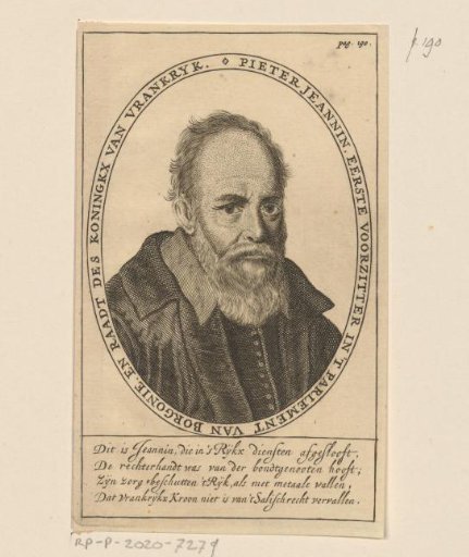 Portrait of Pierre Jeannin