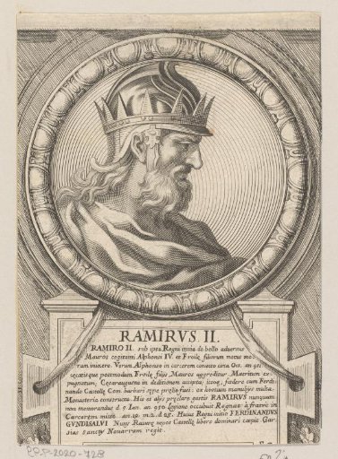 Portrait of Ramiro II, King of León