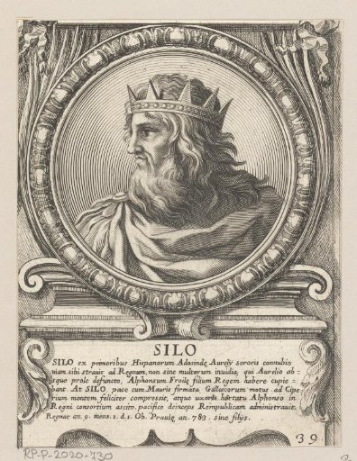 Portrait of Silo, King of Asturias