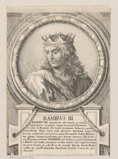 Portrait of Ramiro III, King of León