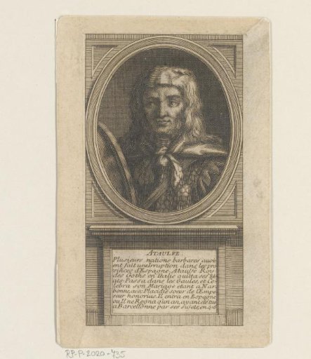 Portrait of Athaulf, King of the Visigoths