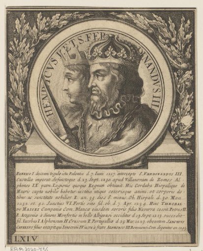 Portrait of Henry I and Ferdinand III, Kings of Castile