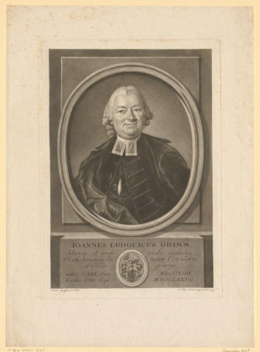 Portrait of Jacob Ludwig Grimm