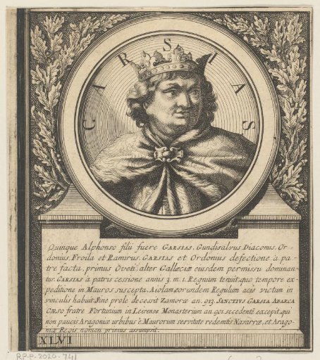 Portrait of García I, King of León