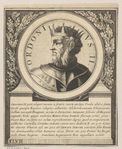 Portrait of Ordoño II, King of León and Galicia